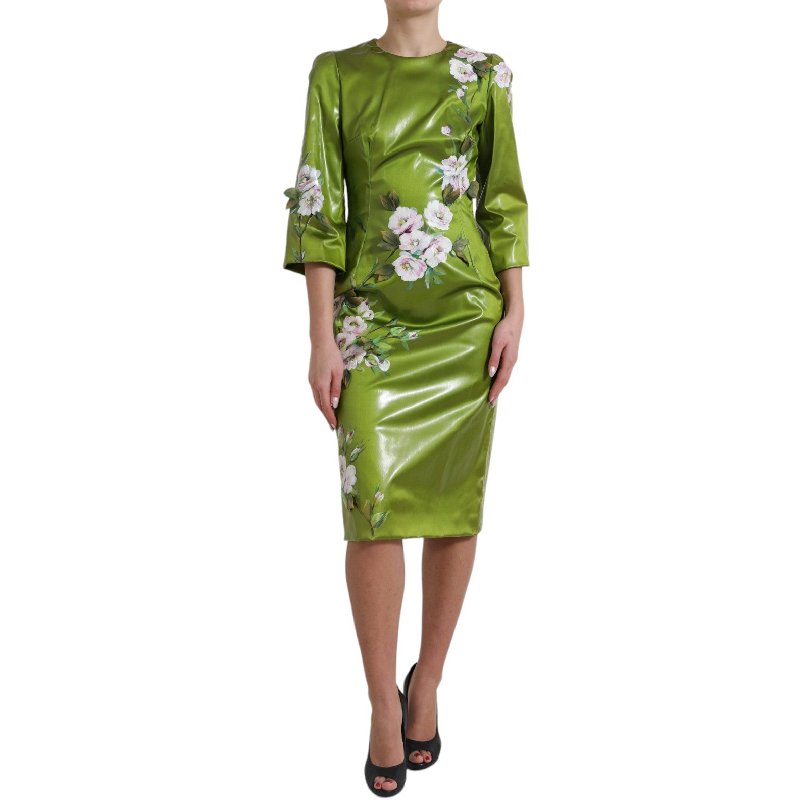 Φόρεμα Dolce &amp; Gabbana Floral Elegance Midi Sheath