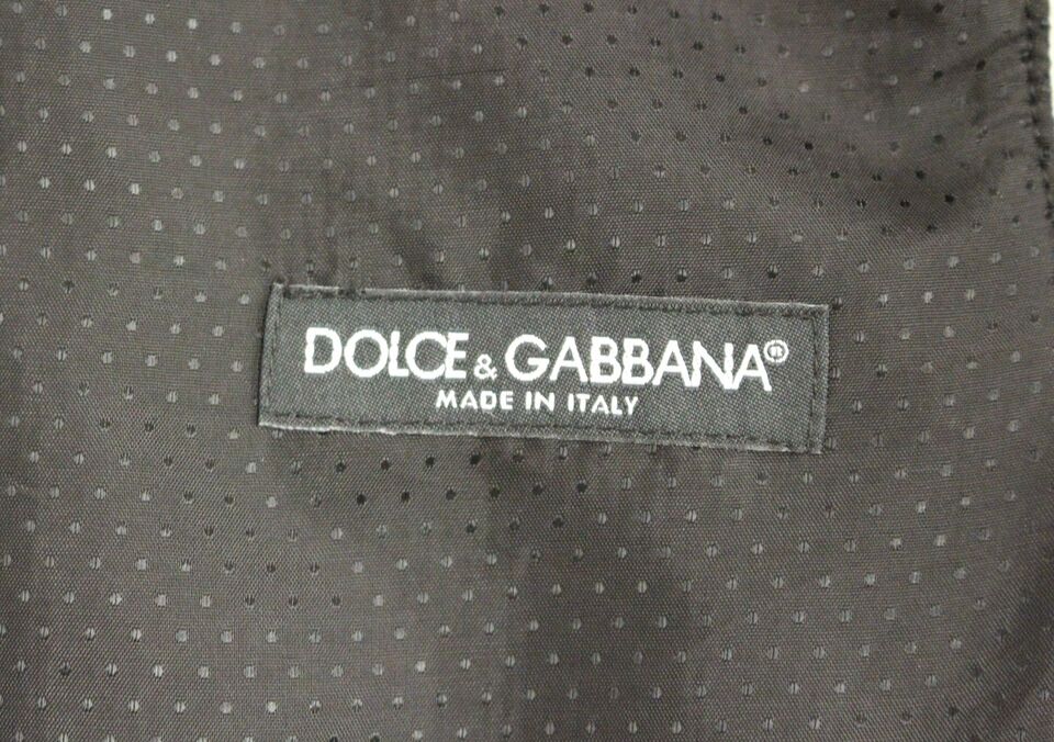 Κομψό γιλέκο φόρεμα με γκρι μαλλί Dolce &amp; Gabbana