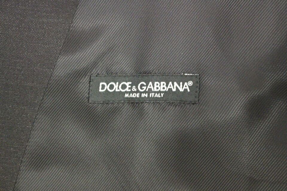 Κομψό γιλέκο φόρεμα με γκρι μαλλί Dolce &amp; Gabbana