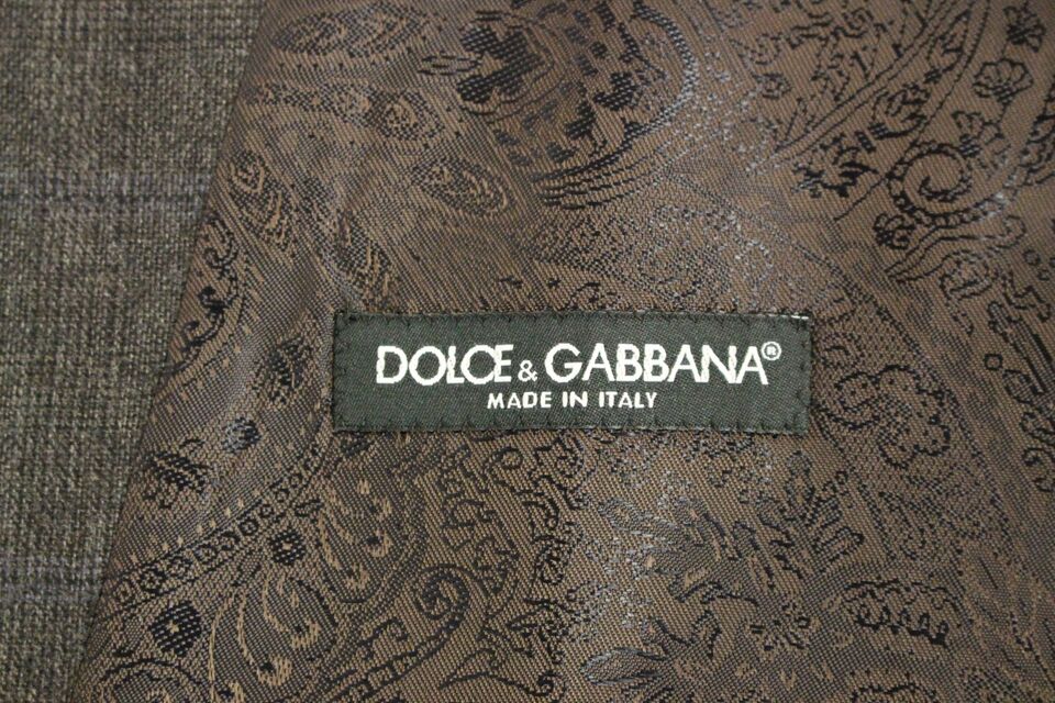 Κομψό μάλλινο καρό γιλέκο Dolce &amp; Gabbana