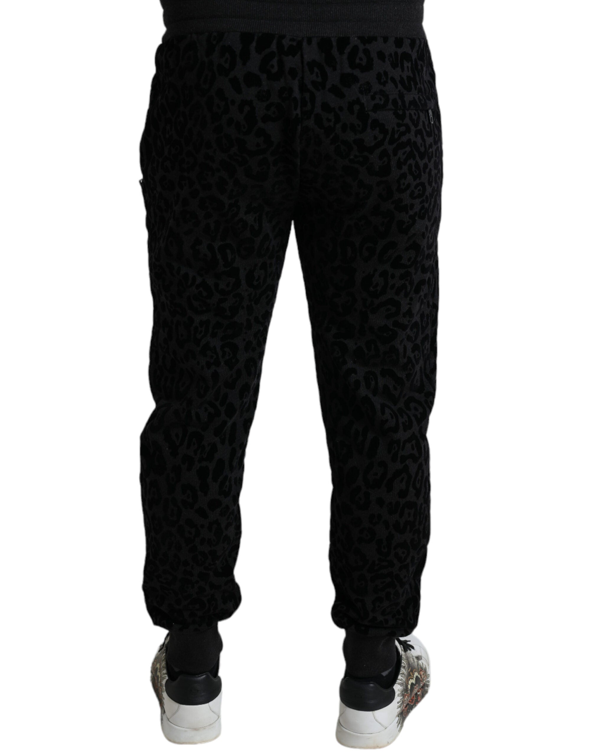 Dolce &amp; Gabbana Elegant Leopard Joggers for Men