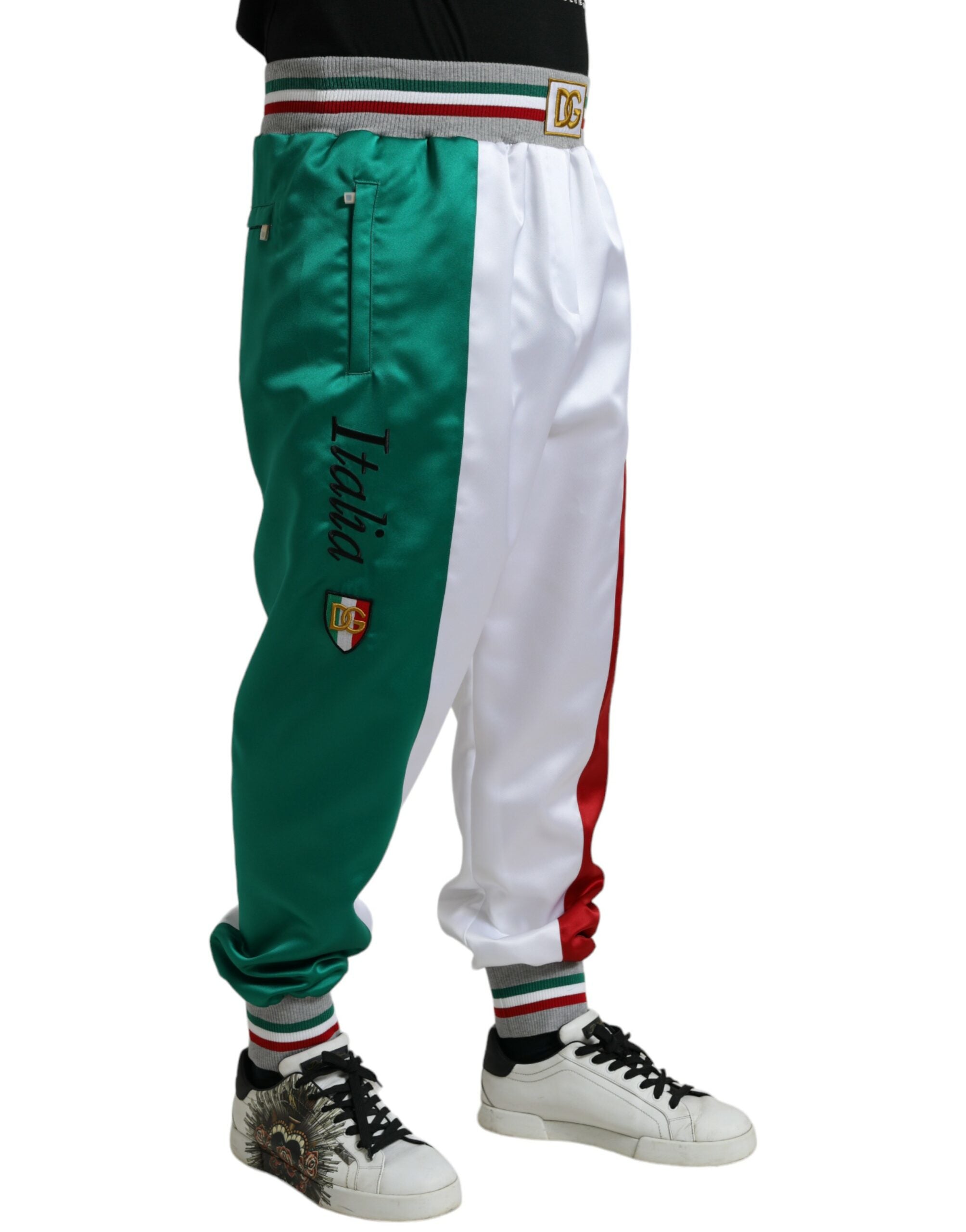 Dolce &amp; Gabbana Italian Stripe Jogger Παντελόνι