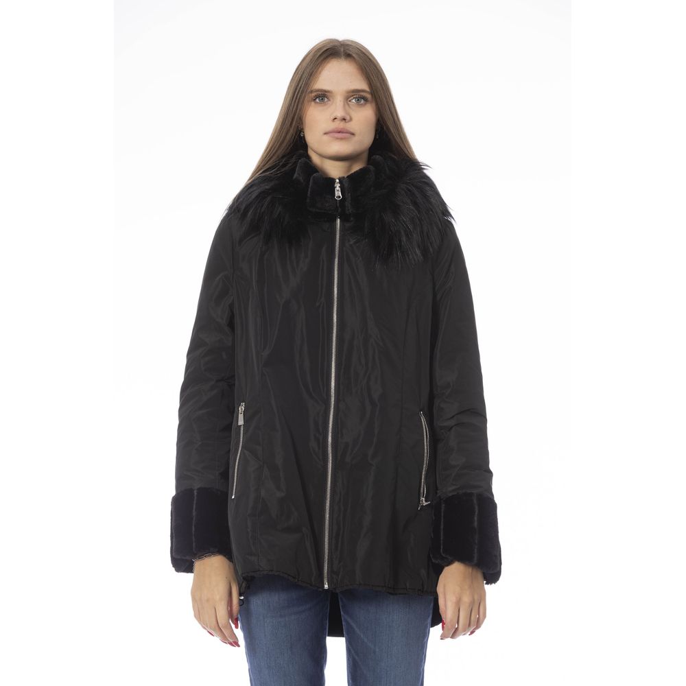 Baldinini Trend Reversible Hooded Jacket σε μαύρο χρώμα