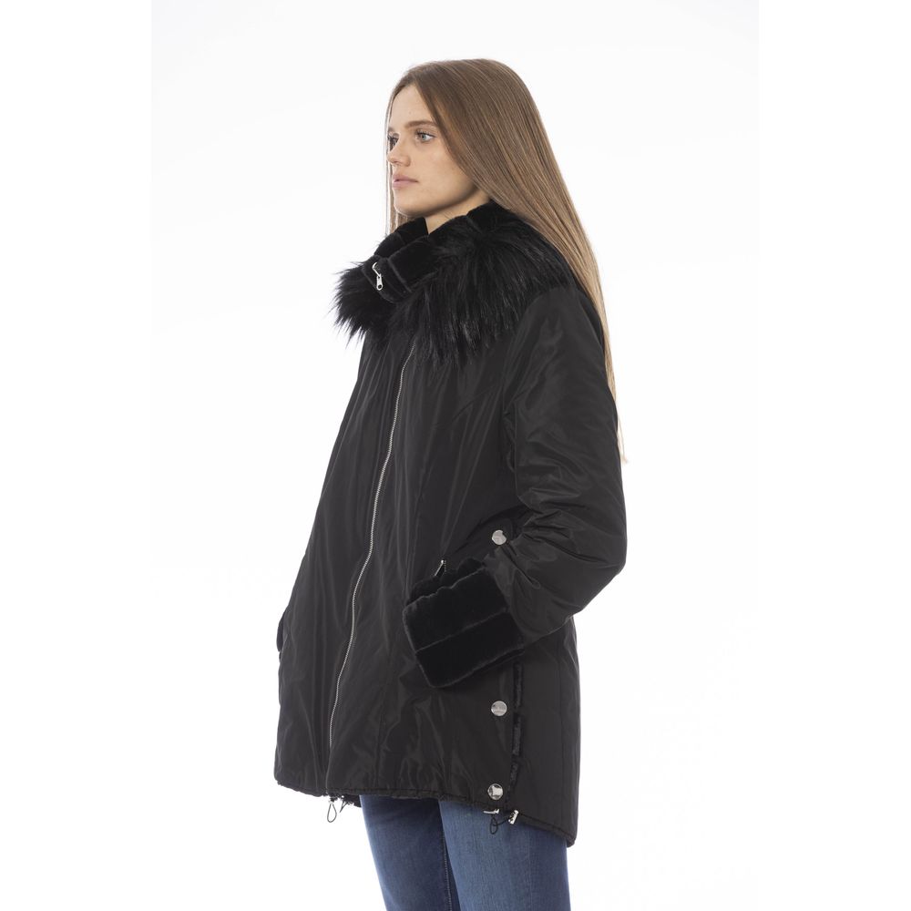 Baldinini Trend Reversible Hooded Jacket σε μαύρο χρώμα