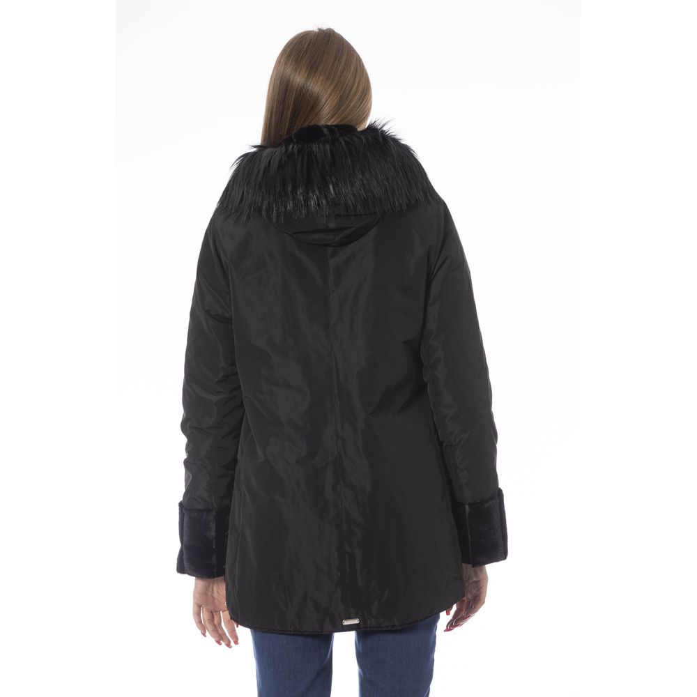 Baldinini Trend Reversible Hooded Jacket σε μαύρο χρώμα