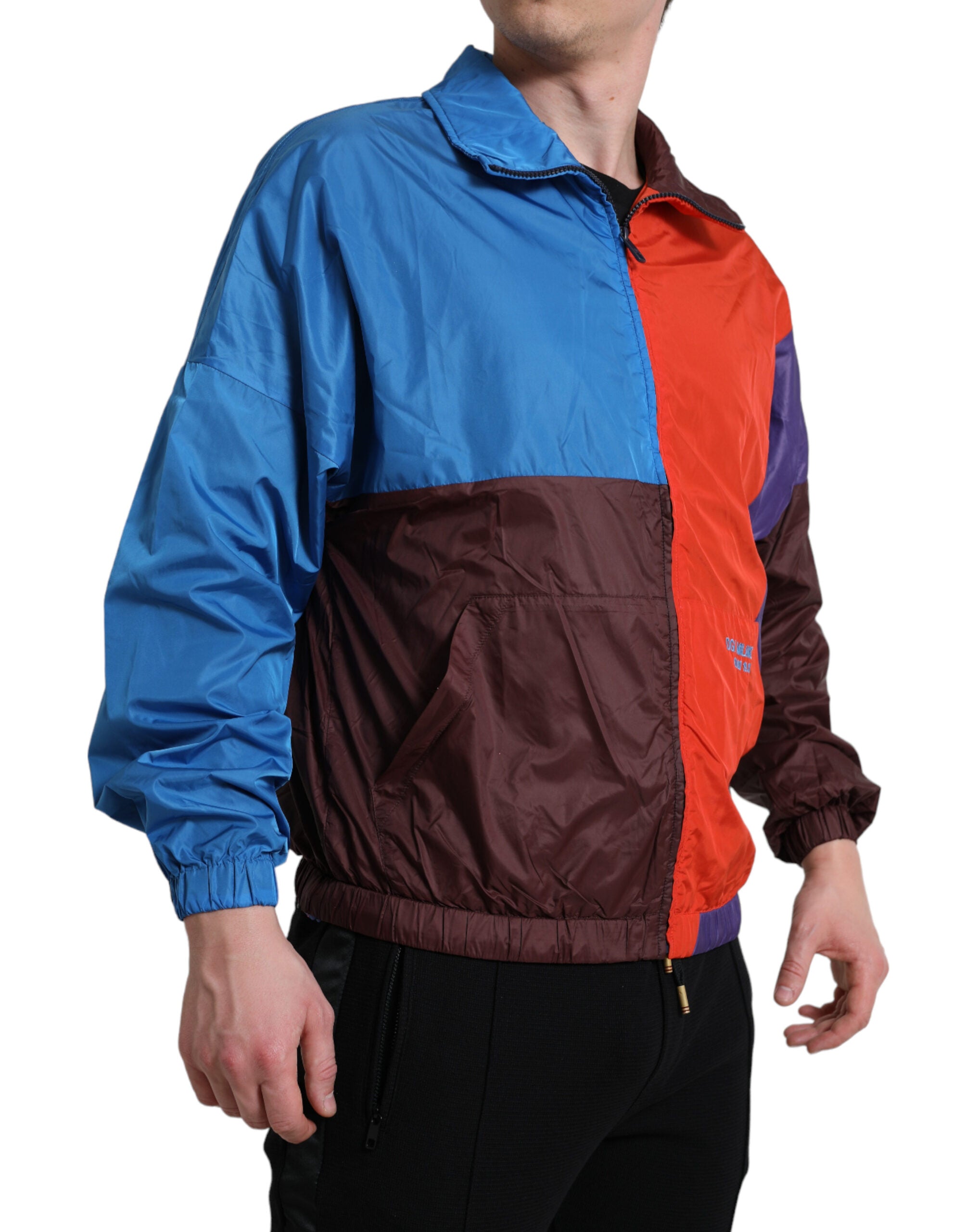 Μπουφάν Dolce &amp; Gabbana πολύχρωμο Techno Fabric Windbreaker