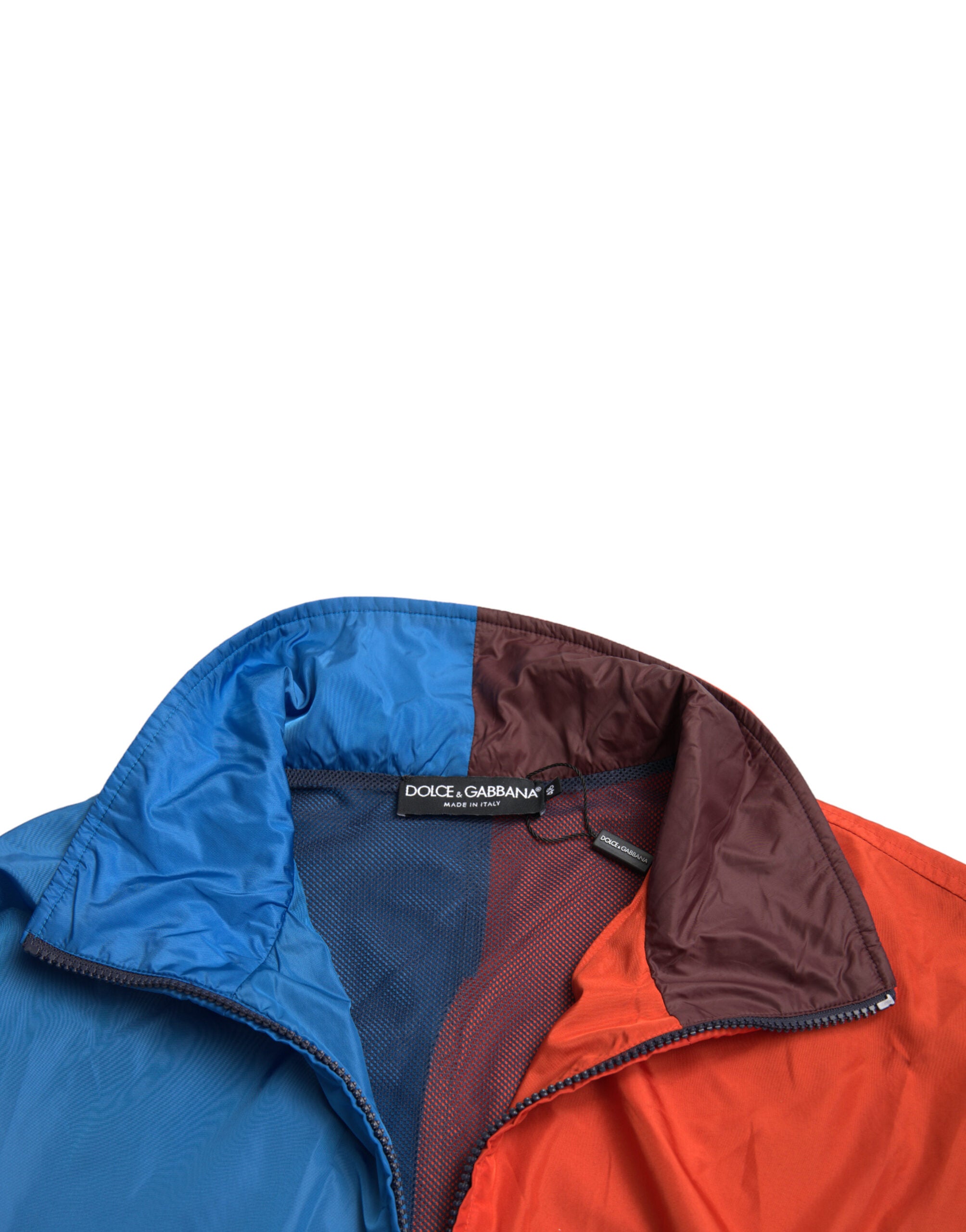 Dolce & Gabbana Multicolor Techno Fabric Windbreaker Jacket