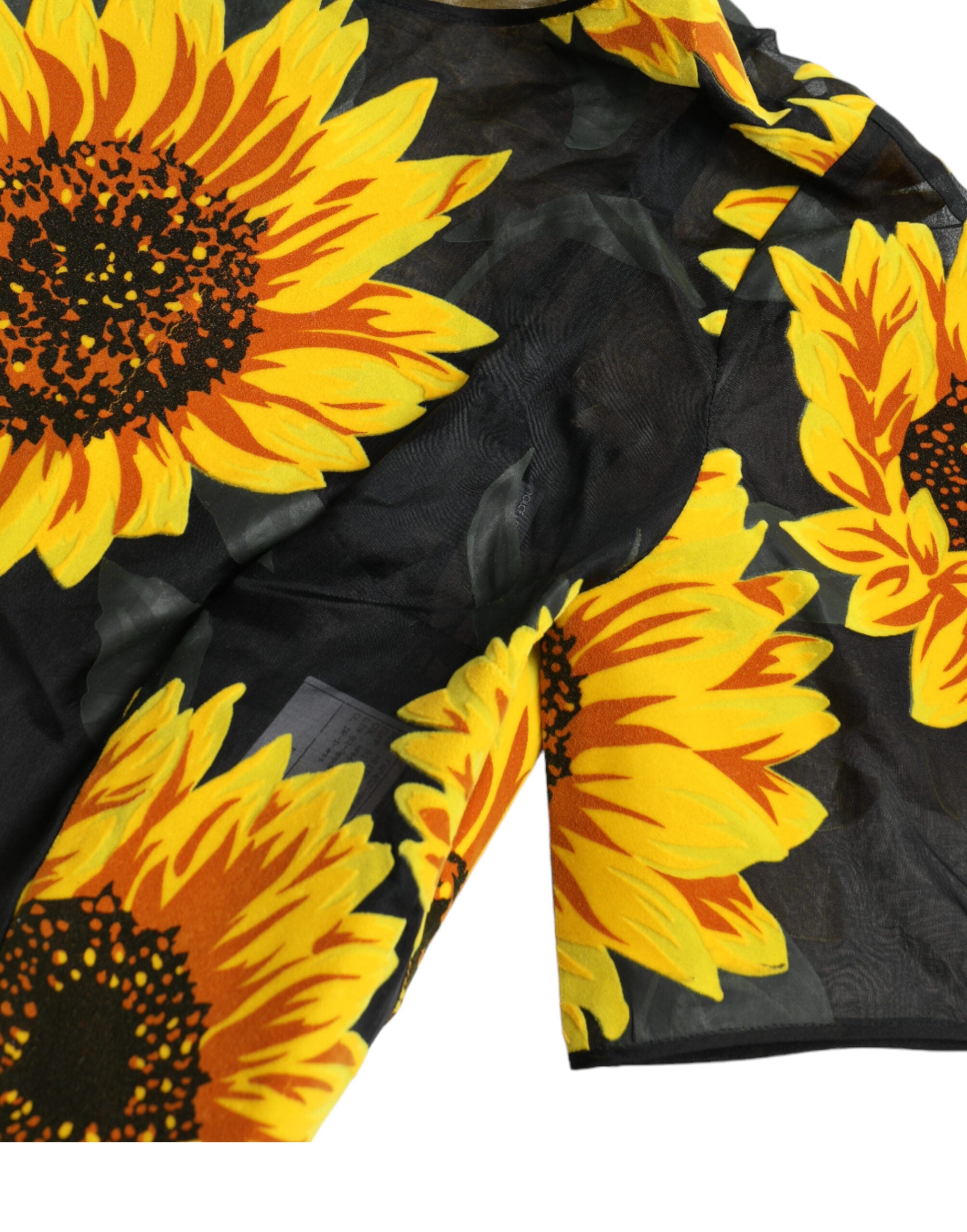 Dolce &amp; Gabbana Summery Sunflower A-Line Midi φόρεμα