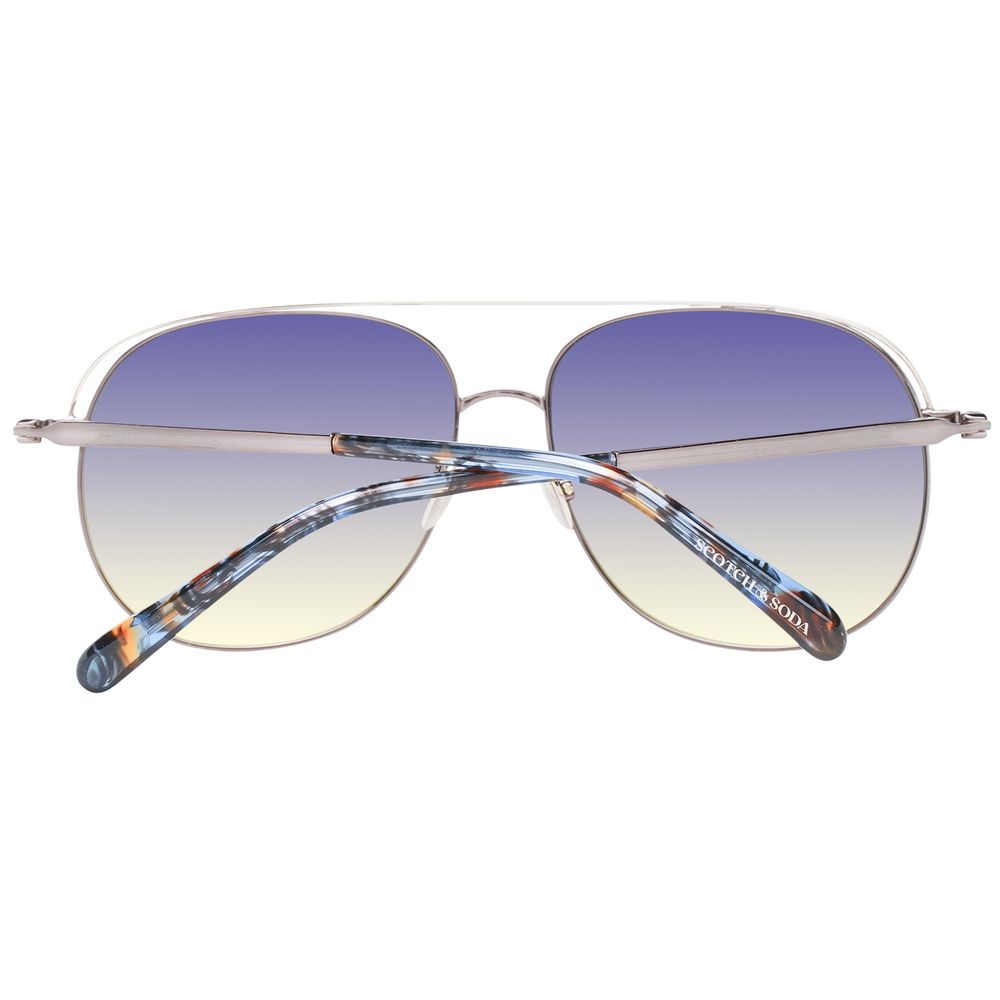 Scotch & Soda Silver Men Sunglasses