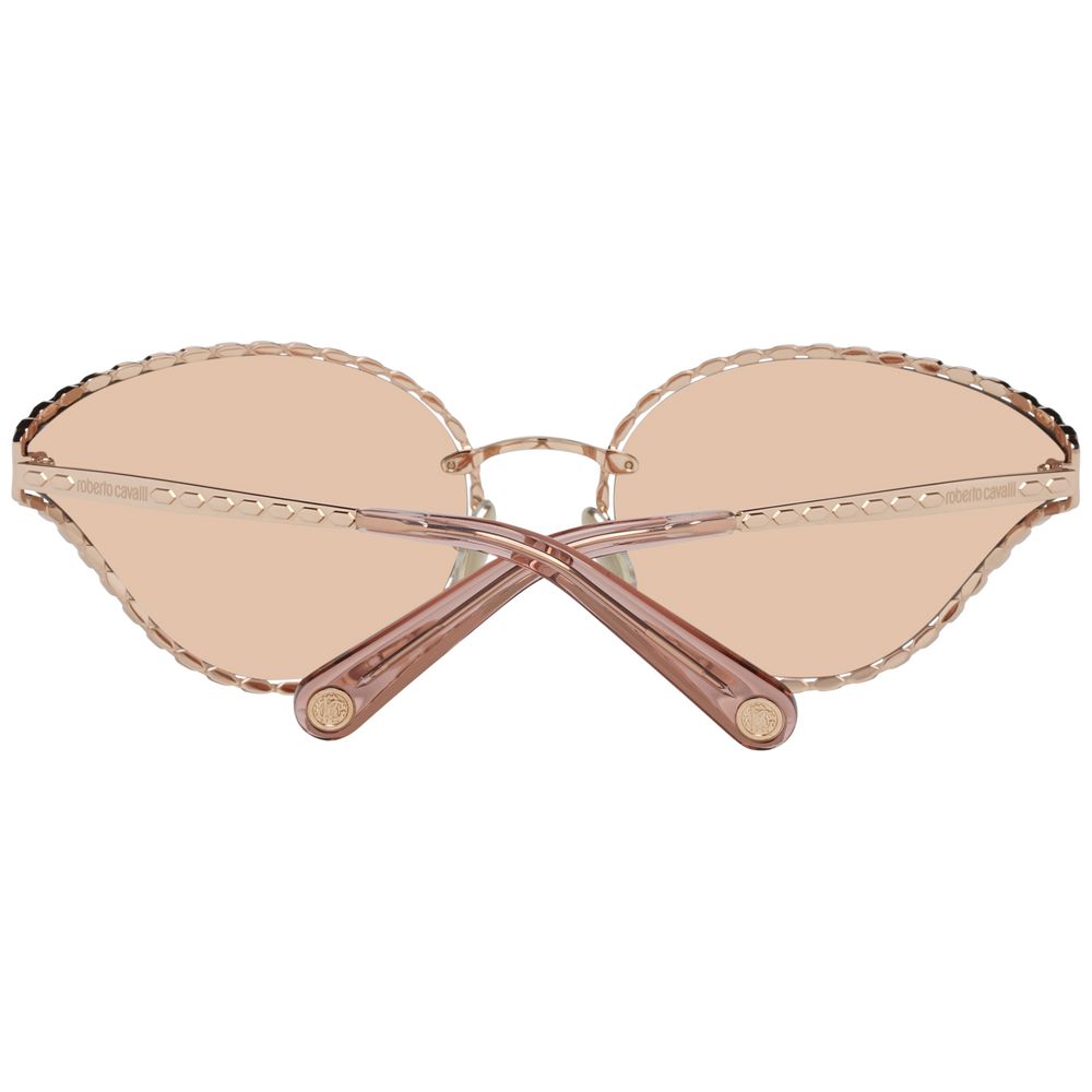 Γυαλιά ηλίου Roberto Cavalli Rose Gold Oval Mirrored