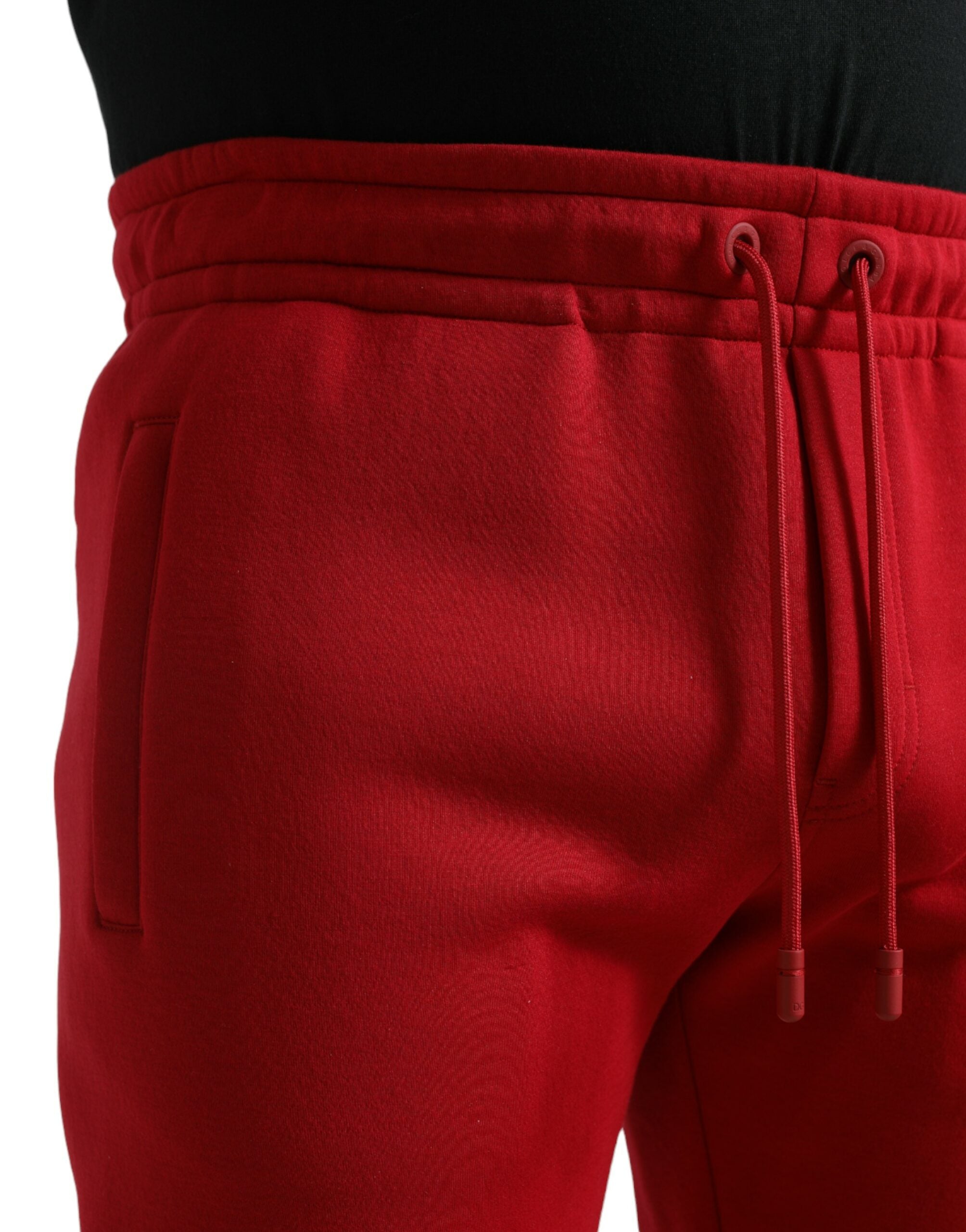 Παντελόνι Jogger Dolce &amp; Gabbana Sizzling Red Cotton Blend