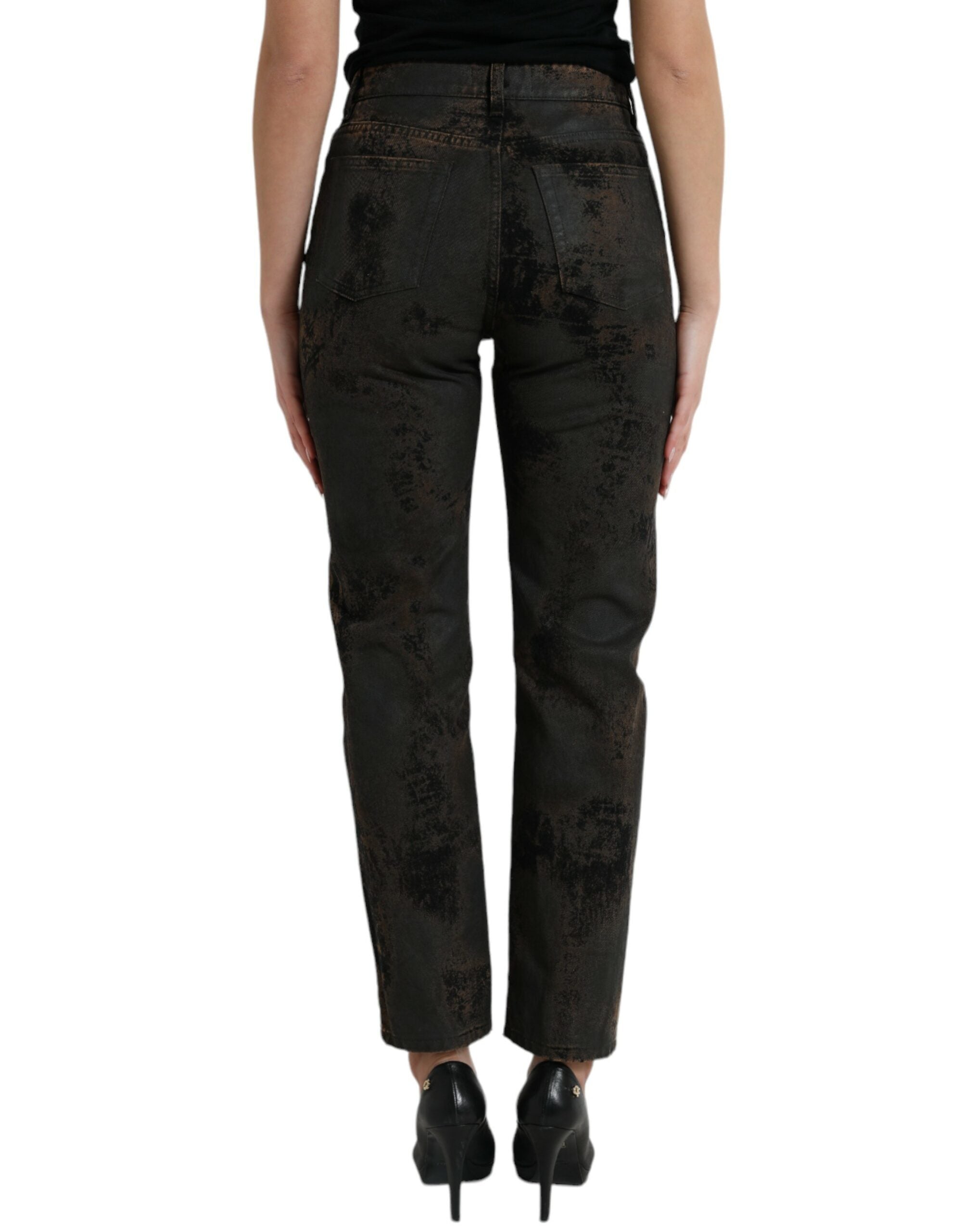 Dolce &amp; Gabbana Chic Boyfriend Mid Waist Stretch Jeans