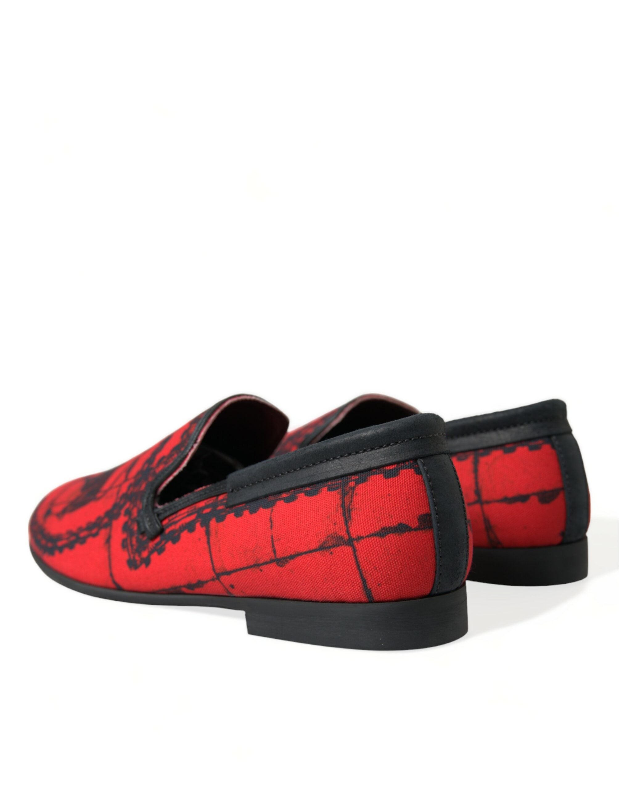 Luxe Red &amp; Black Loafers εμπνευσμένα από τους Dolce &amp; Gabbana Torero