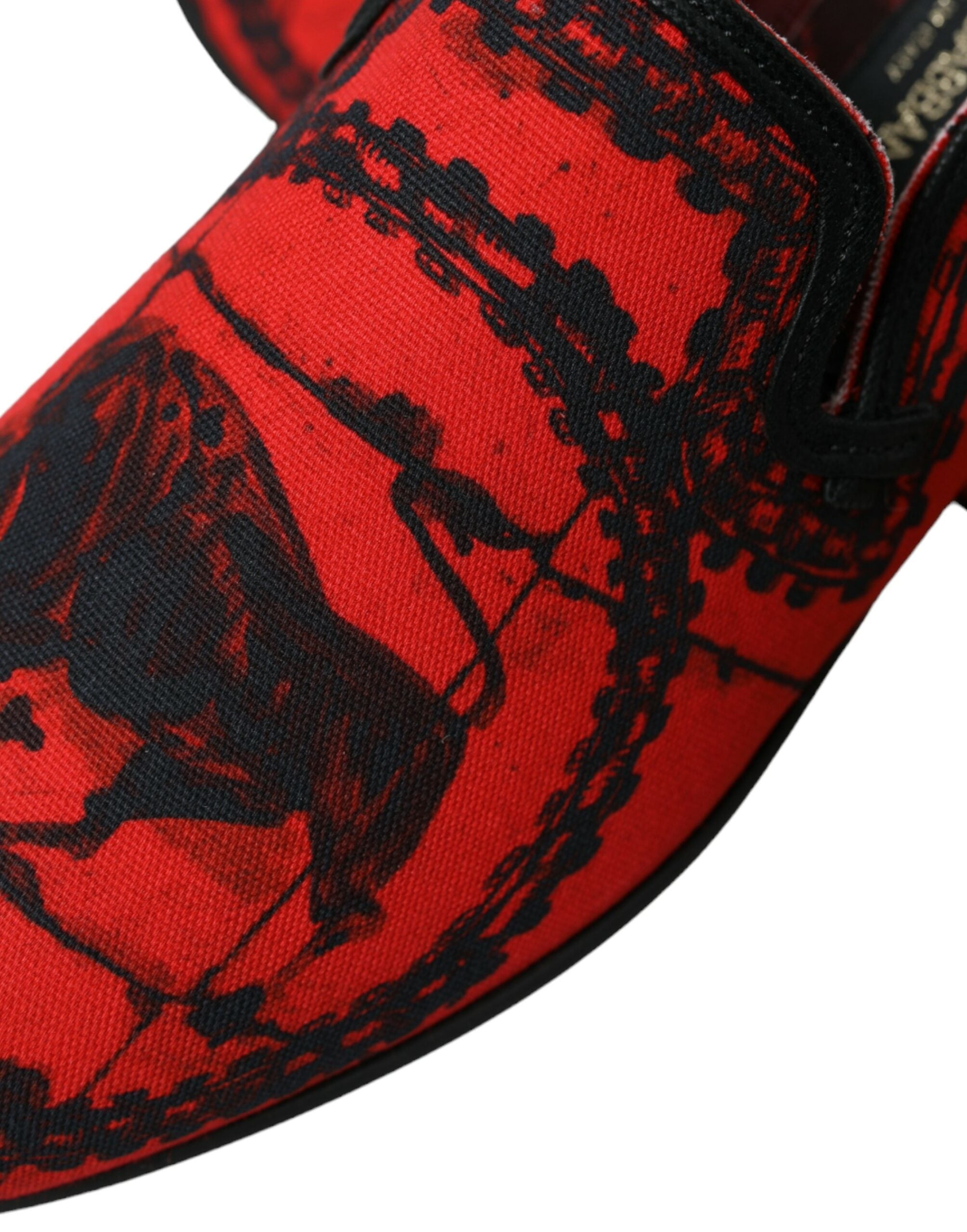 Luxe Red &amp; Black Loafers εμπνευσμένα από τους Dolce &amp; Gabbana Torero