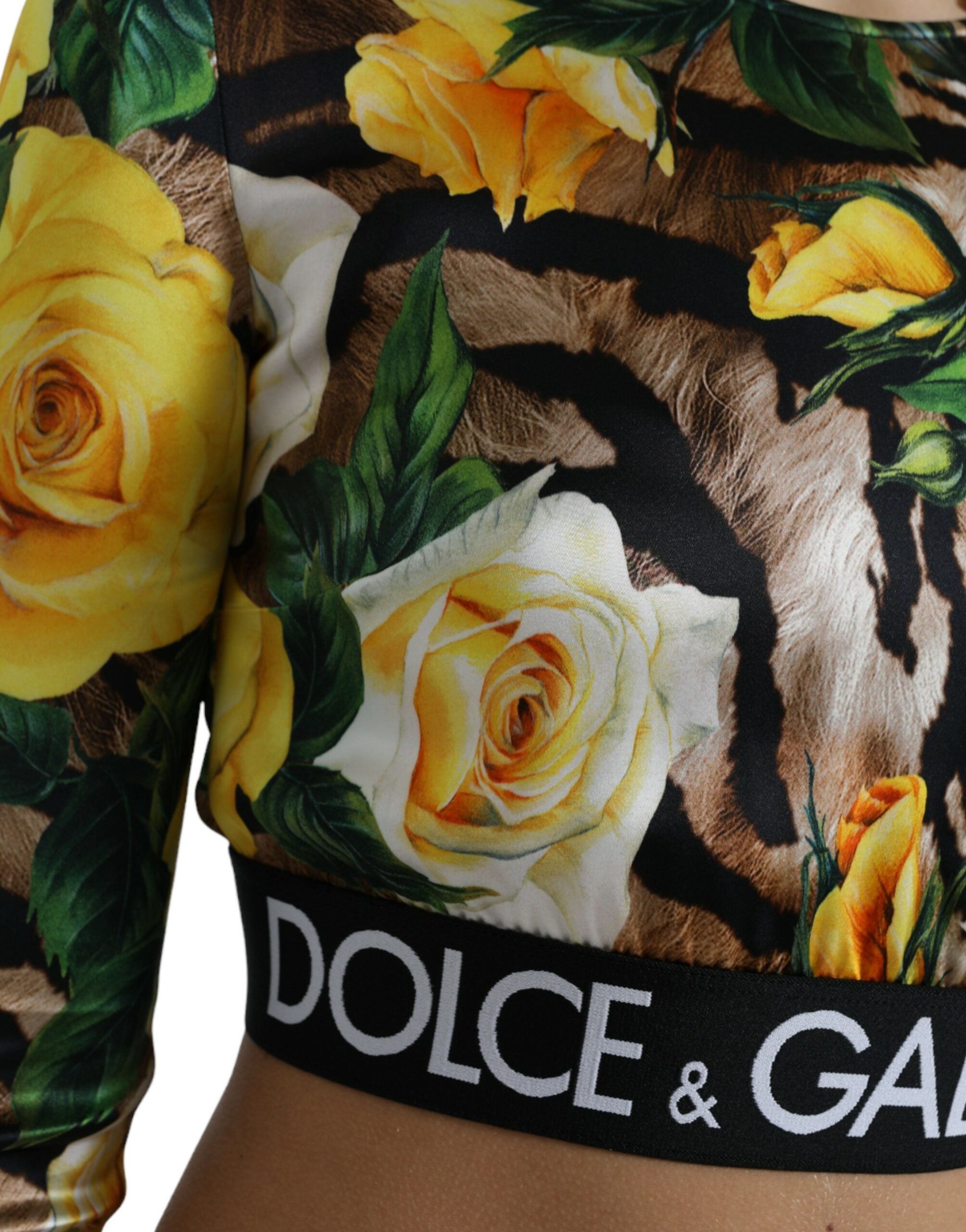 Dolce &amp; Gabbana Κομψό φλοράλ μπλούζα με κομψή μπλούζα