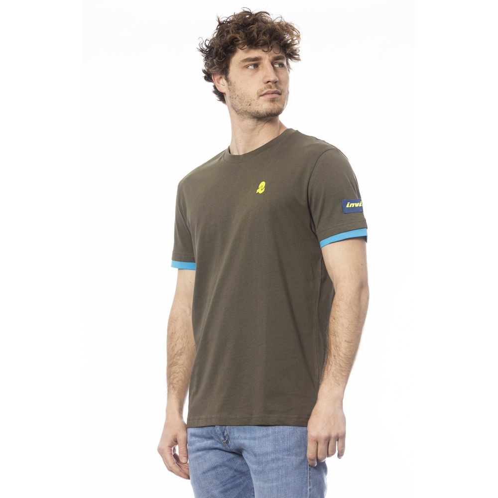 Invicta Cotton Crew Neck Tee σε πράσινο χρώμα