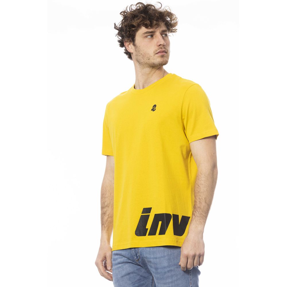 Μπλουζάκι λαιμού Invicta Sunshine Yellow Crew με εκτύπωση λογότυπου