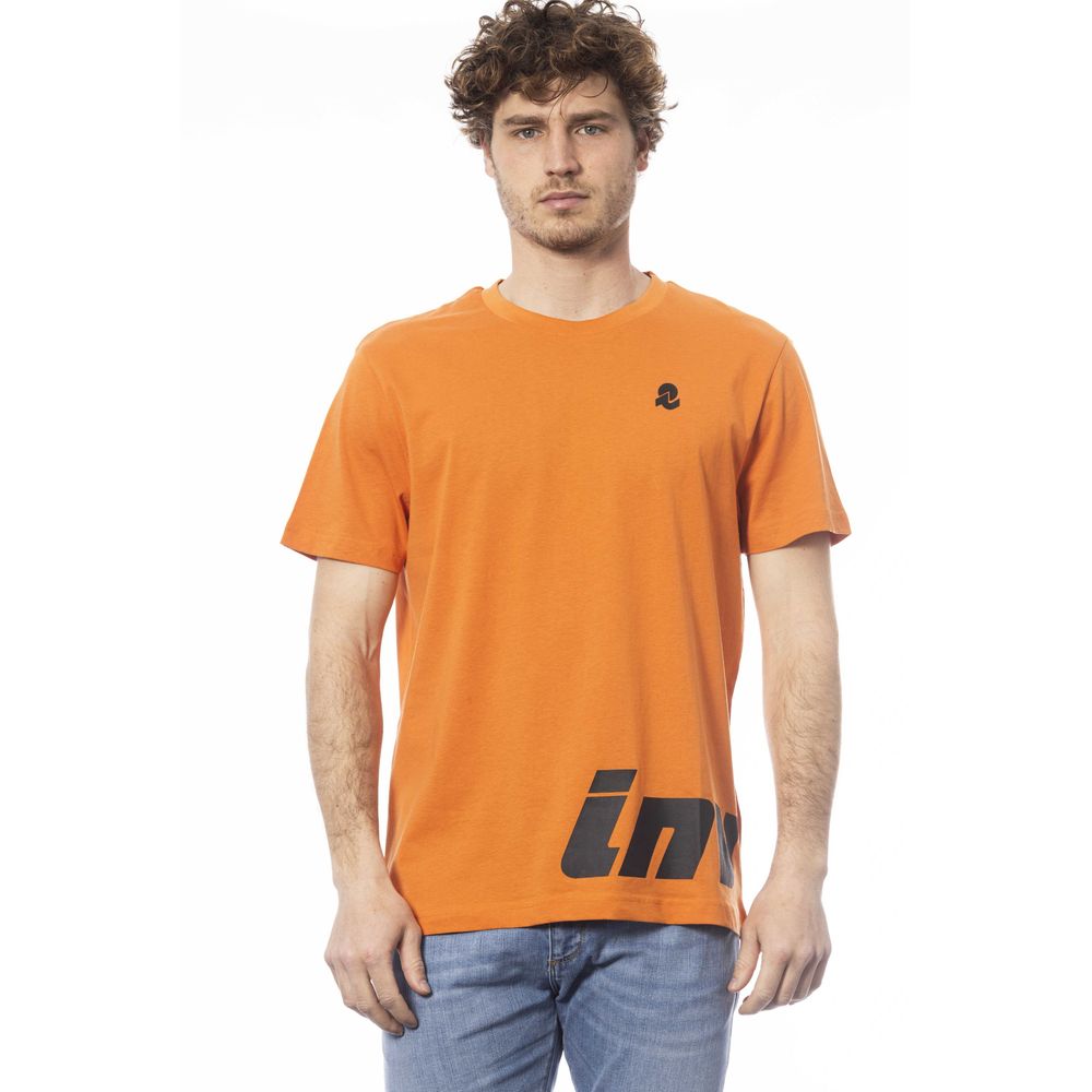 Μπλουζάκι με λογότυπο Invicta Vibrant Orange Crew Neck