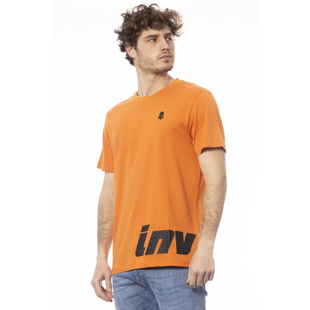 Μπλουζάκι με λογότυπο Invicta Vibrant Orange Crew Neck