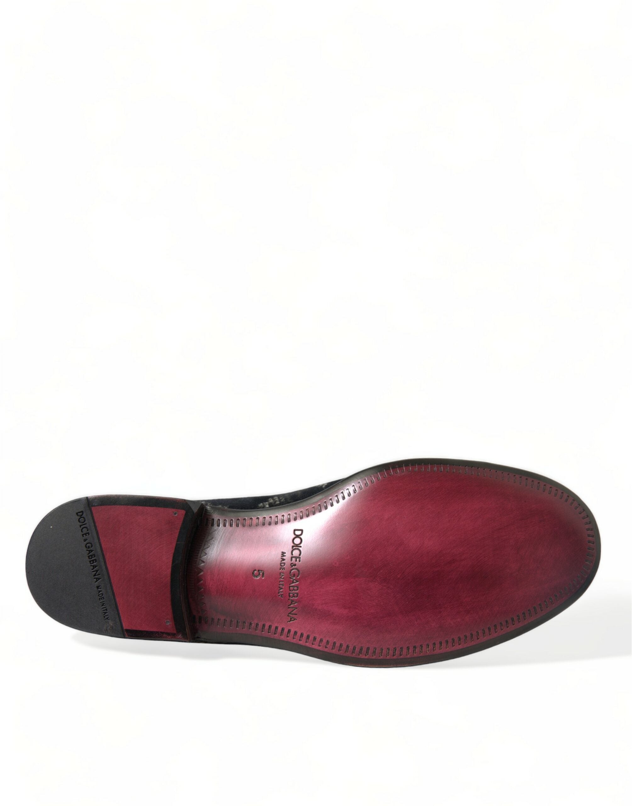 Dolce &amp; Gabbana Κομψά φλοράλ βελούδινα loafers