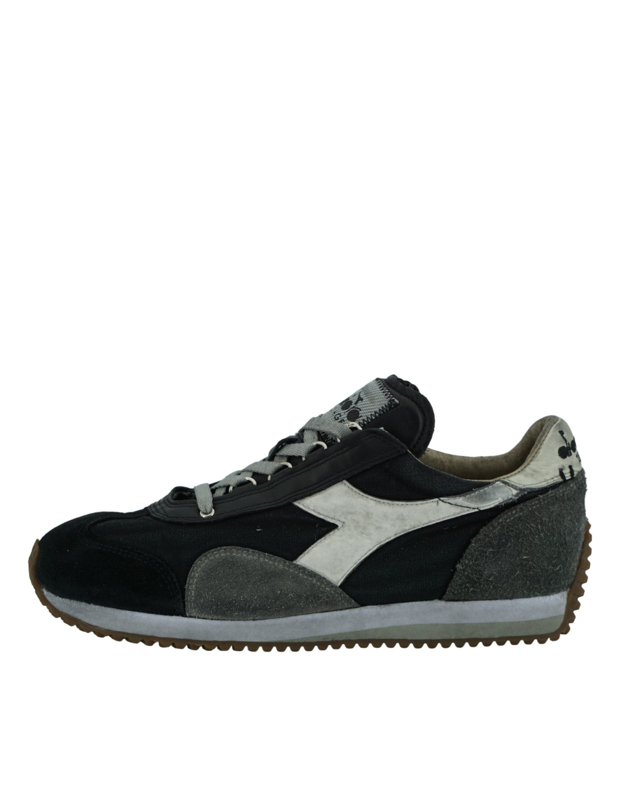 Αθλητικά παπούτσια Diadora Black and Grey Equipe H Dirty Stone Wash Evo