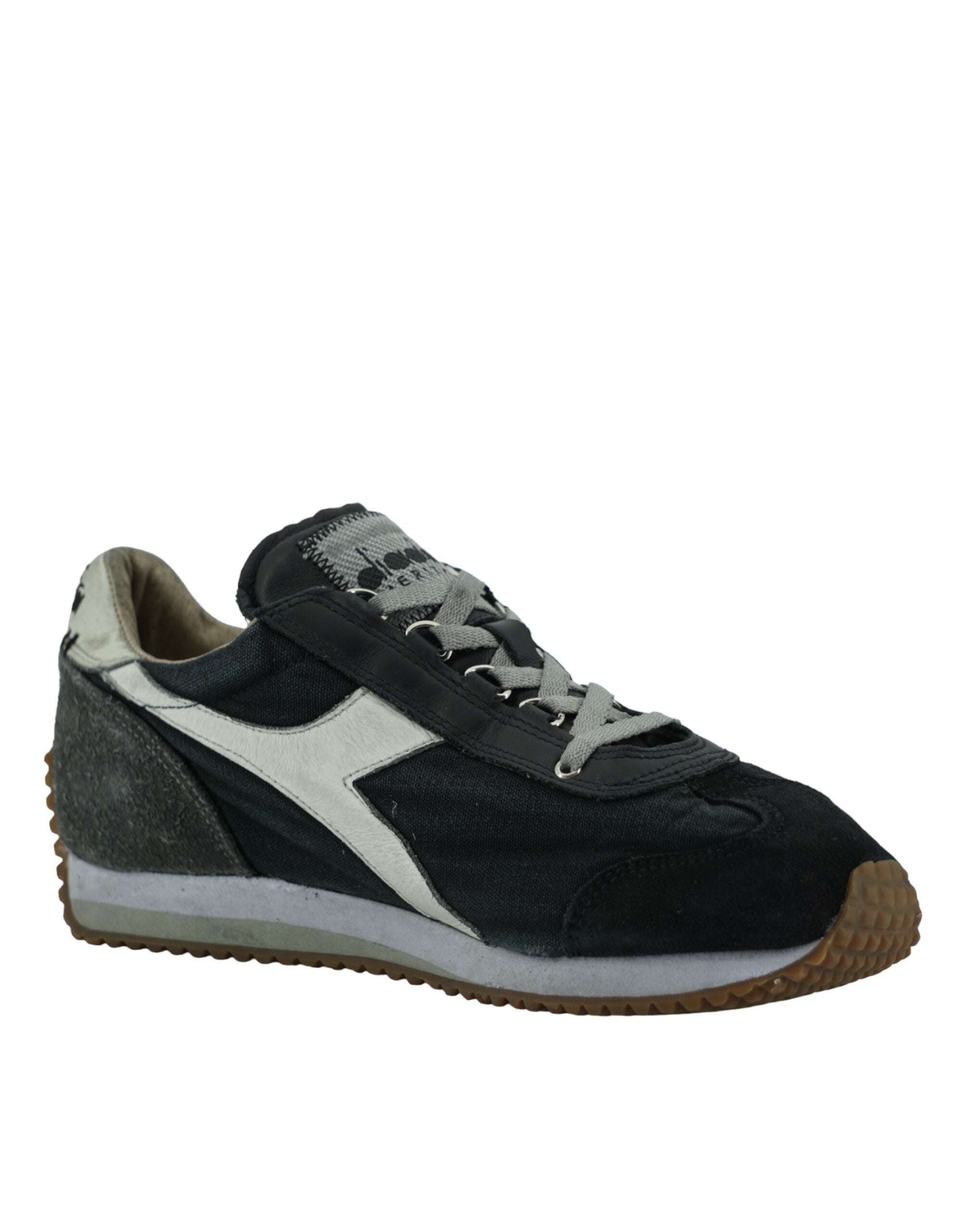 Αθλητικά παπούτσια Diadora Black and Grey Equipe H Dirty Stone Wash Evo