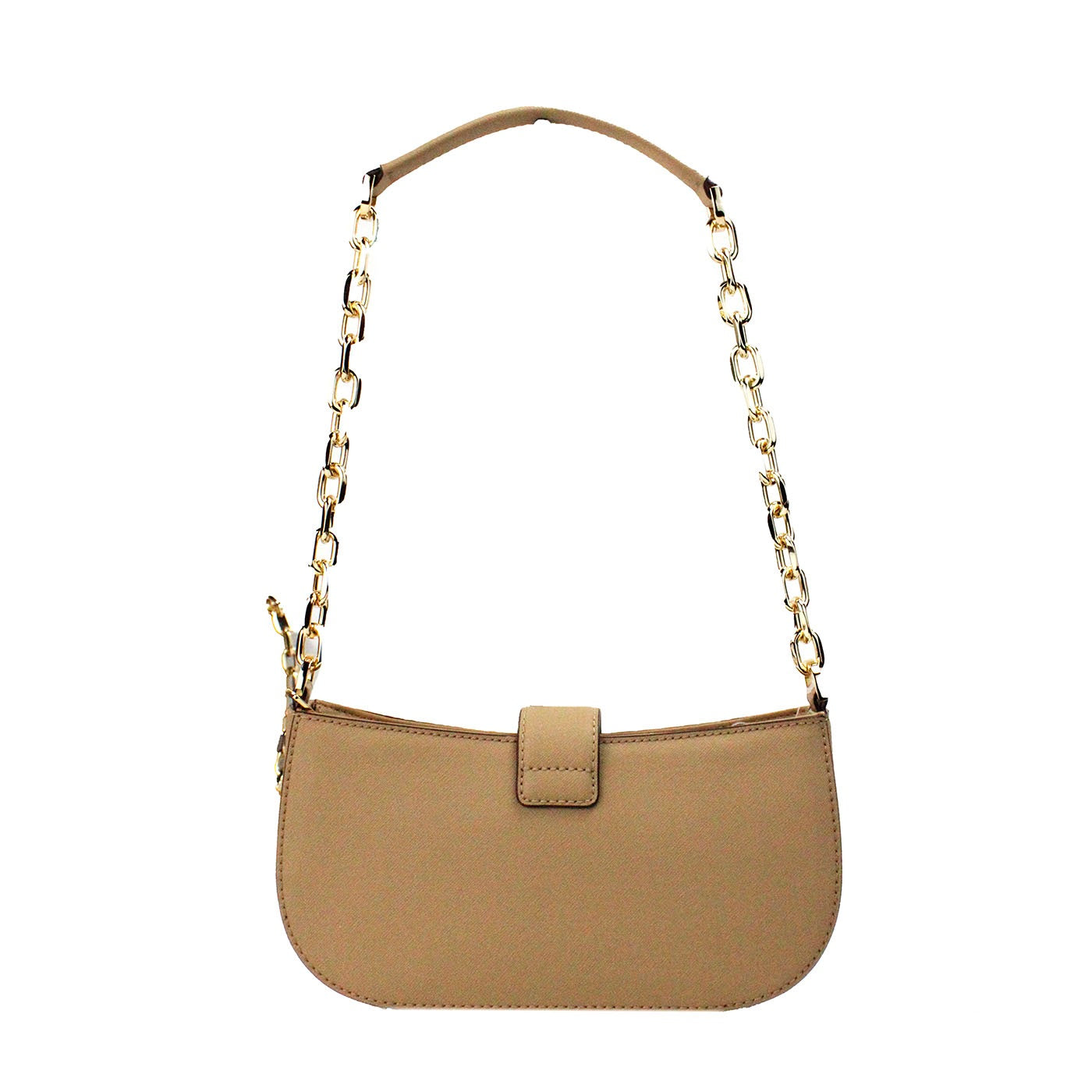 Τσαντάκι χιαστί ώμου Michael Kors Carmen Small Camel Haircalf Pouchette