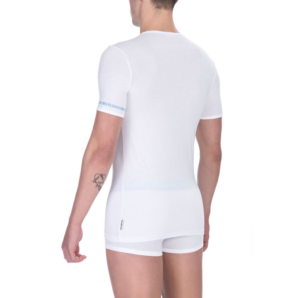 Κομψά μπλουζάκια Bikkembergs Dual-Pack White Crew Neck