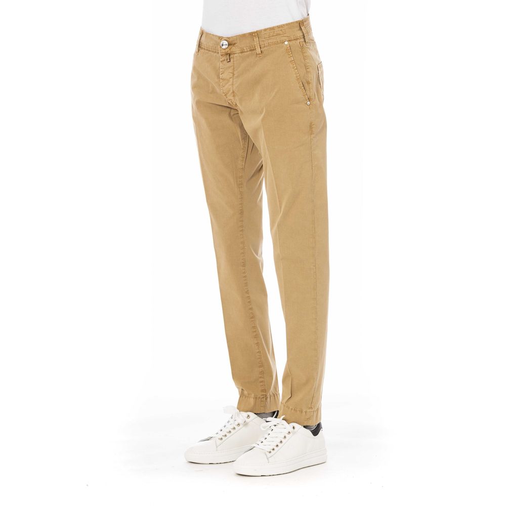 Jacob Cohen Beige Cotton Men Jeans