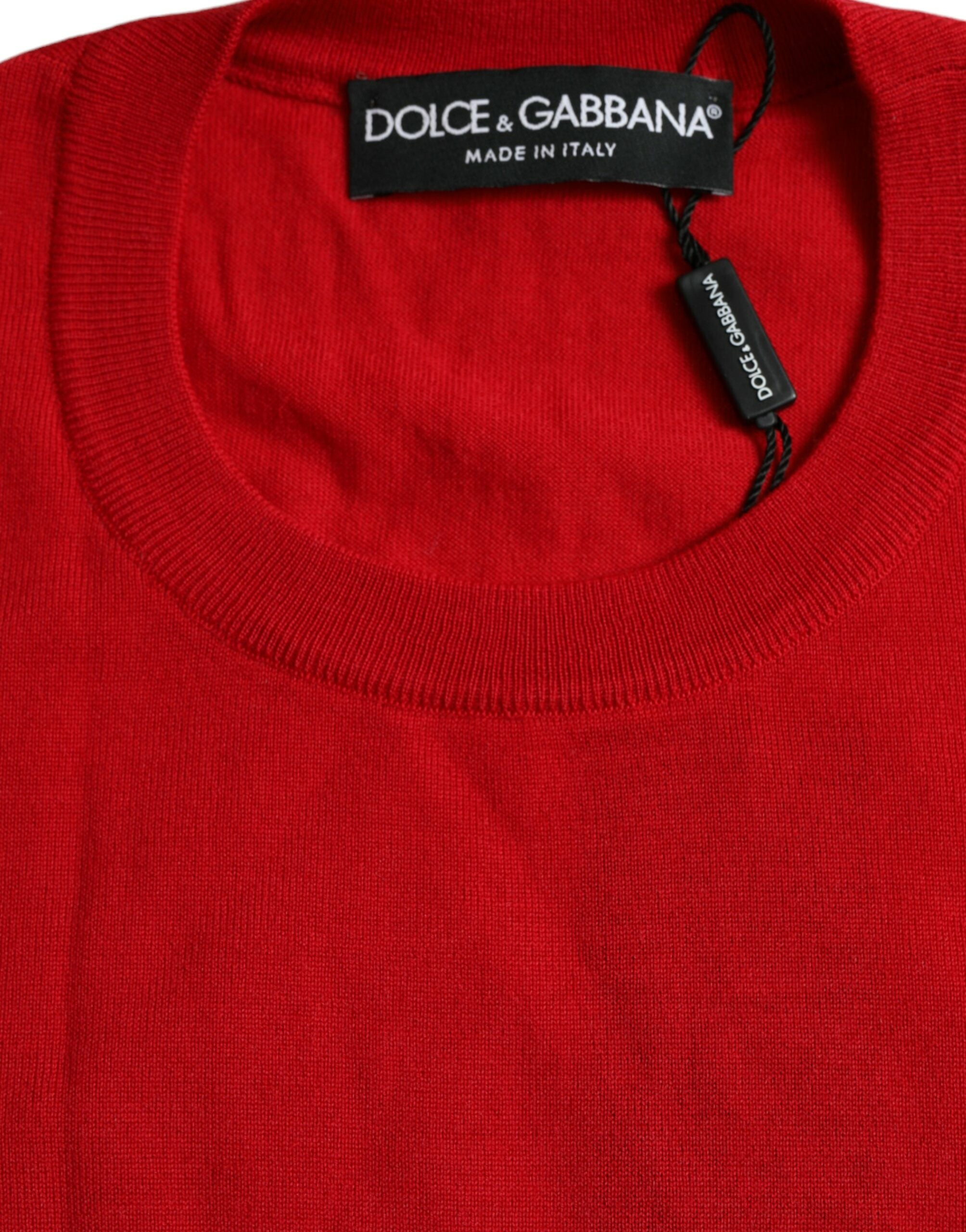 Πουλόβερ Dolce &amp; Gabbana Radiant Red Wool πουλόβερ