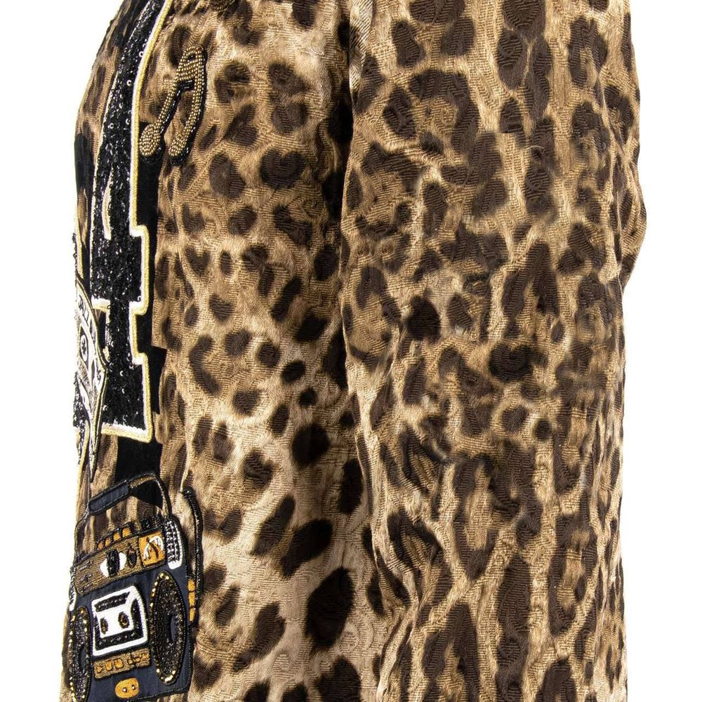 Φούτερ Dolce &amp; Gabbana με διακοσμημένο Leopard print