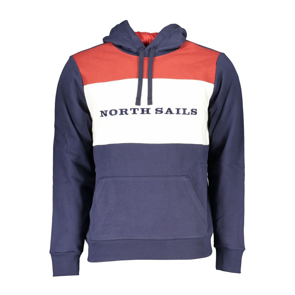 <tc>North Sails</tc> Eco-Conscious Blue Hoodie με λεπτομέρεια αντίθεσης