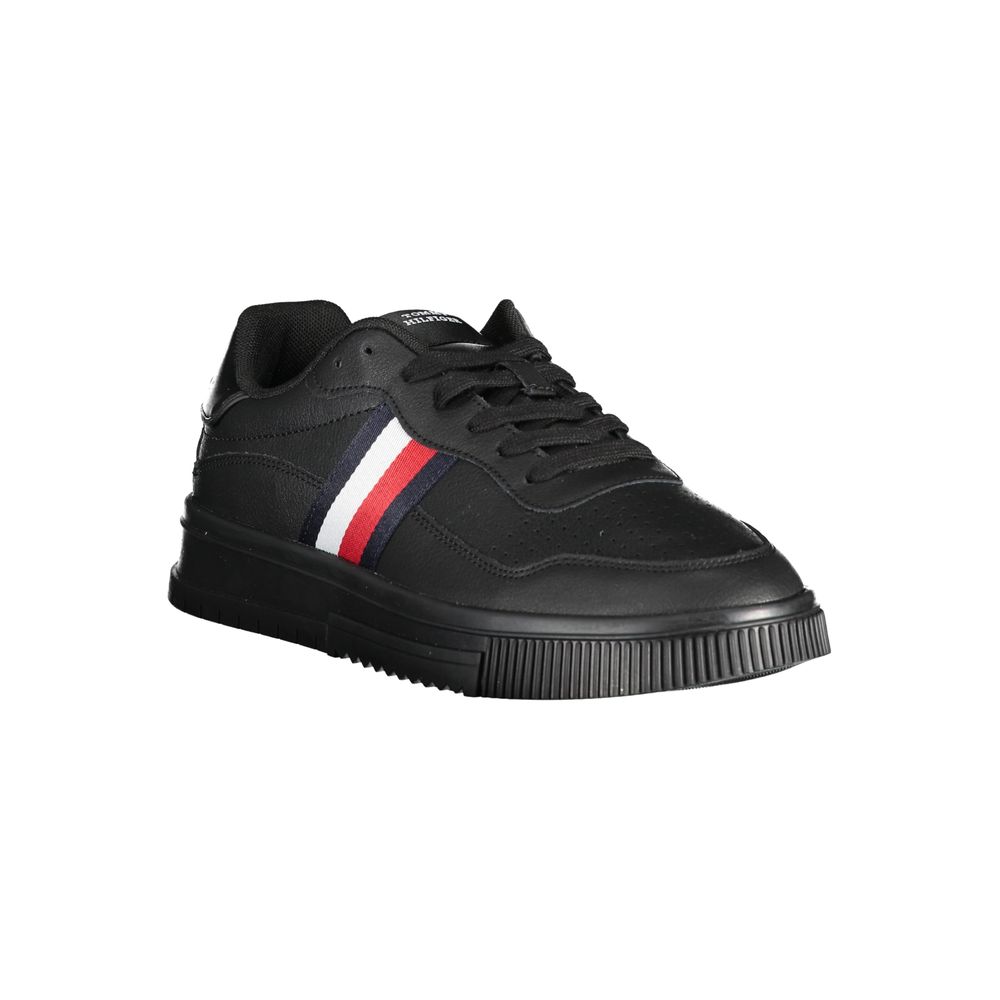 Tommy Hilfiger Sporty Lace-Up Sneakers με κέντημα αντίθεσης