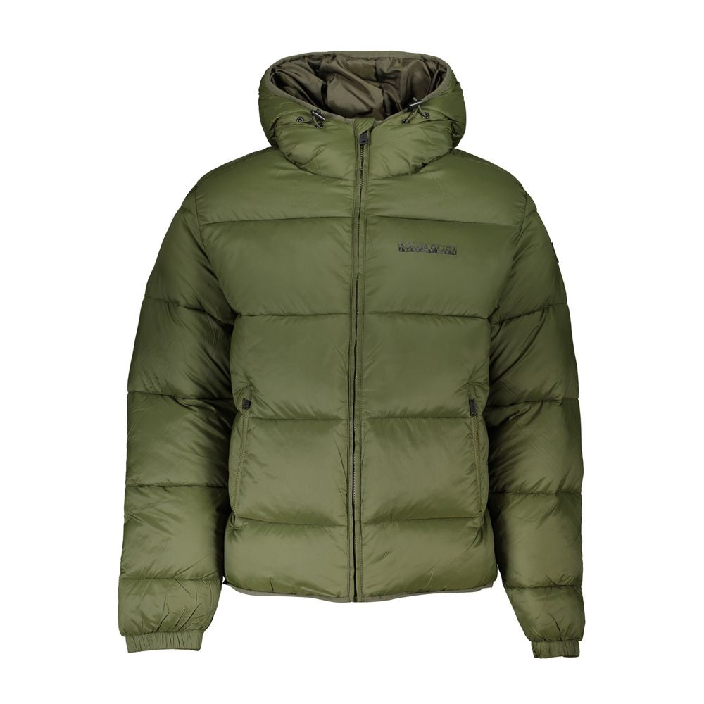 Μπουφάν Napapijri Eco-Conscious Green Hooded