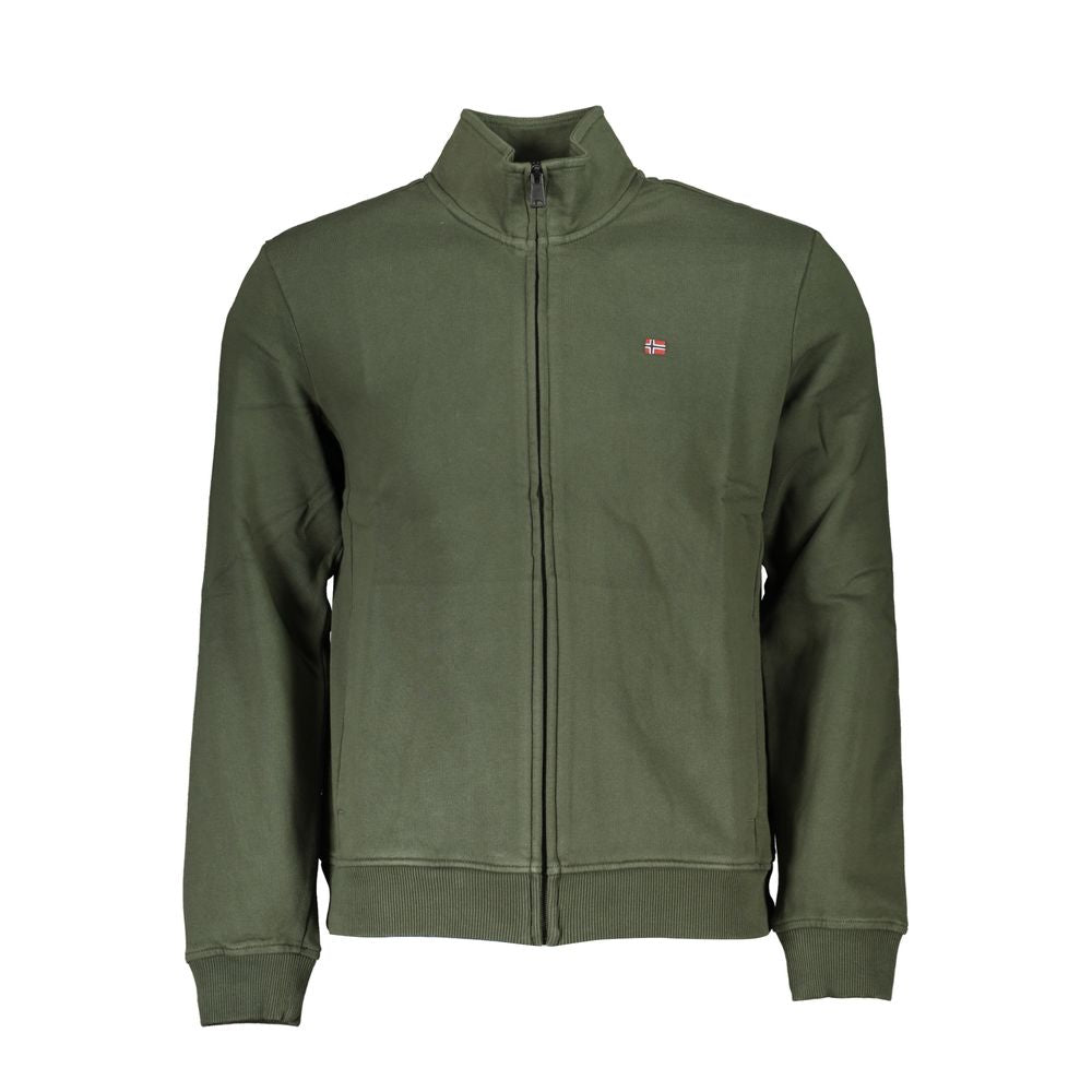 Φούτερ Napapijri Forest Green Fleece με φερμουάρ