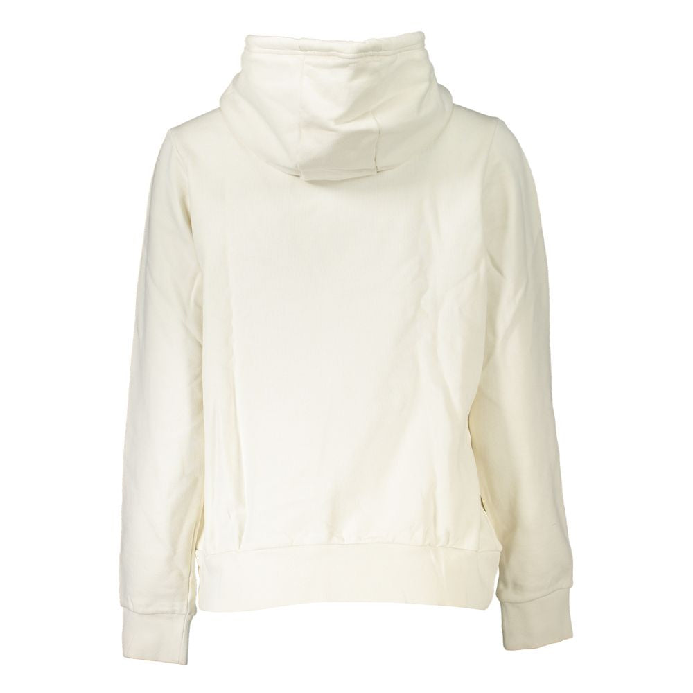 Φούτερ Napapijri Timeless White Fleece με κουκούλα