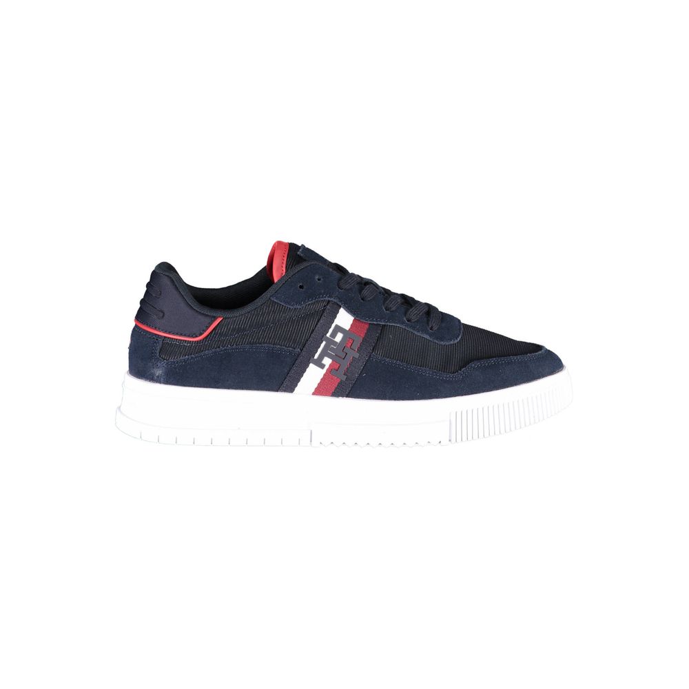 Tommy Hilfiger Μπλε Πολυεστέρα Ανδρικά Sneakers