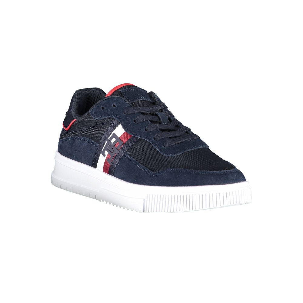 Tommy Hilfiger Μπλε Πολυεστέρα Ανδρικά Sneakers