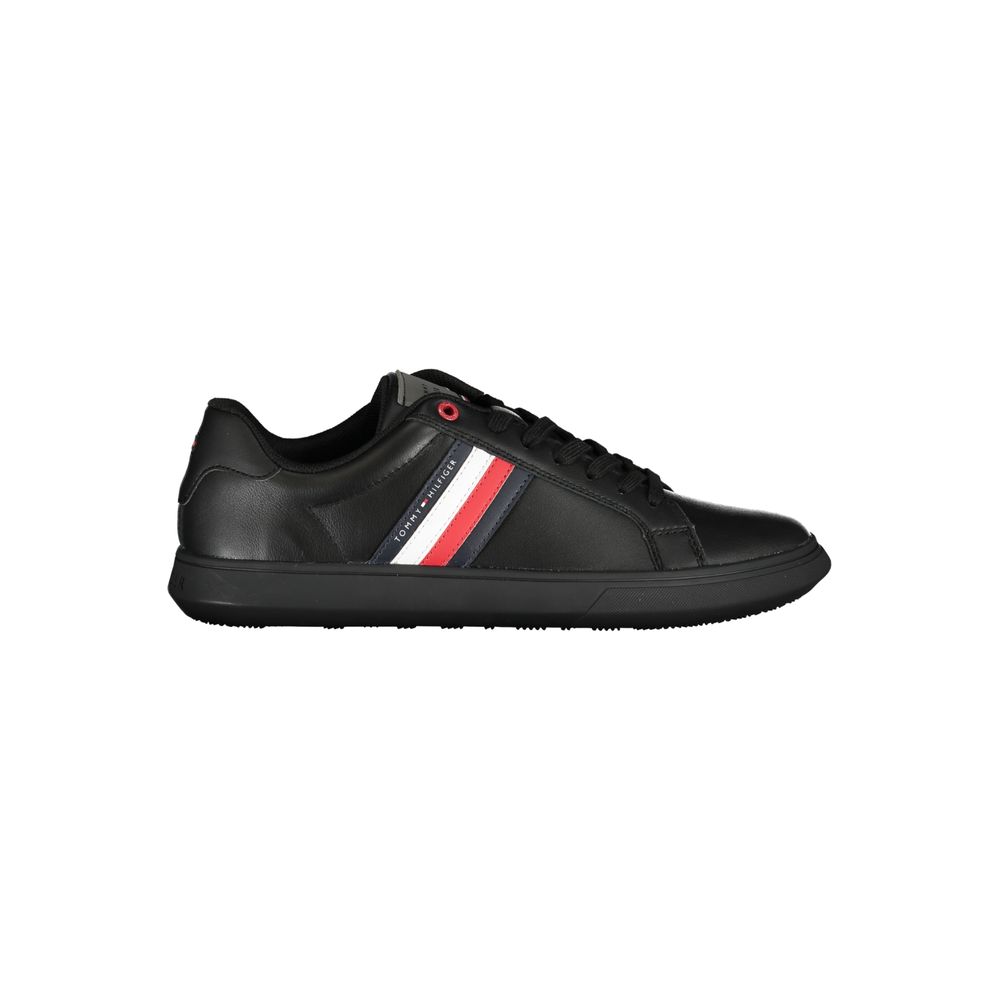 Tommy Hilfiger Κομψά Μαύρα Sneakers με Εμβληματικές Αντιθέσεις