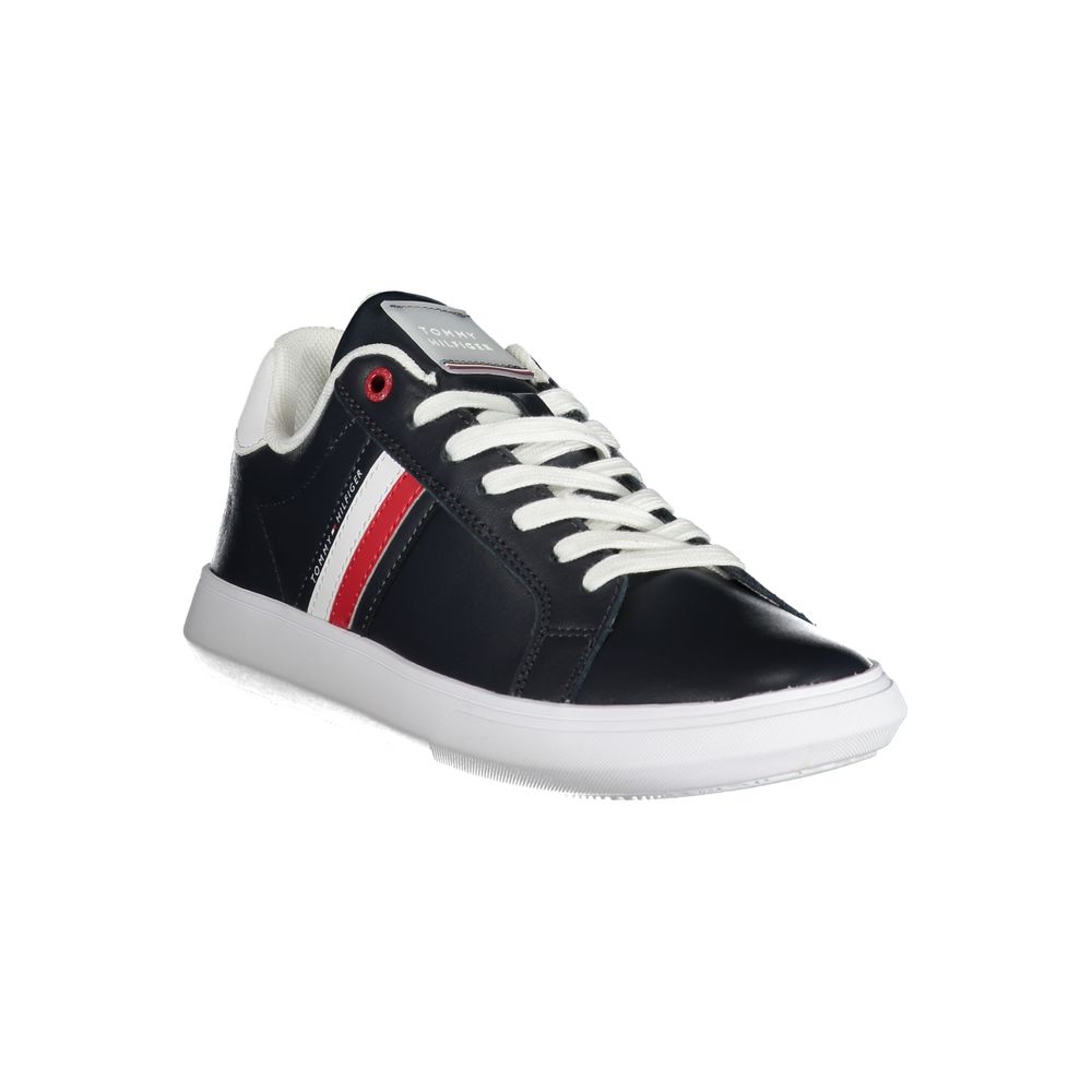 Tommy Hilfiger Κομψά Μπλε Sneakers με Κορδόνια και Αντιθέσεις