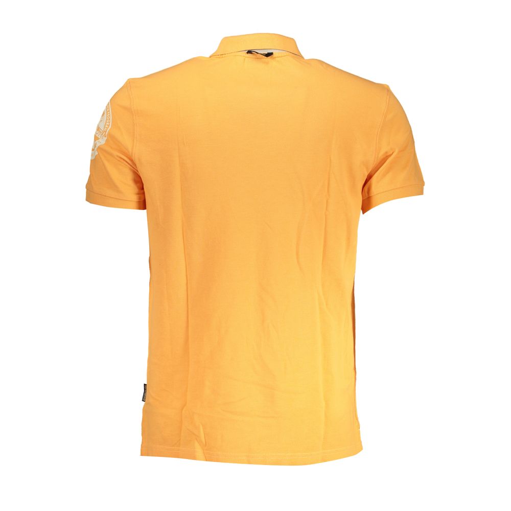 Napapijri Sleek Orange Polo με λεπτομέρειες αντίθεσης