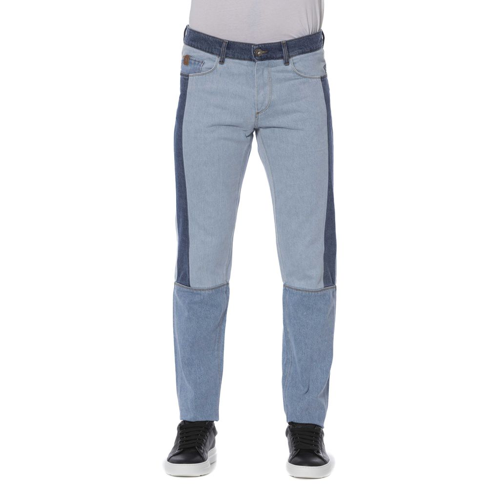 <tc>Trussardi Jeans</tc> Chic Blue βαμβακερό τζιν για εκλεπτυσμένο στυλ