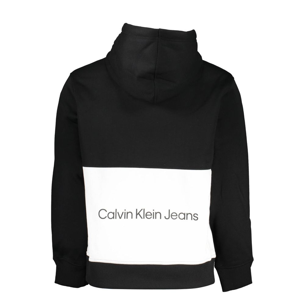 Calvin Klein Κομψό Φούτερ με Κουκούλα και Αντίθετες Λεπτομέρειες