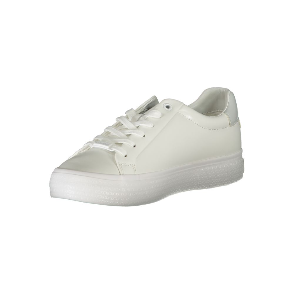 Calvin Klein Κομψά Λευκά Sneakers με Αντιθέσεις