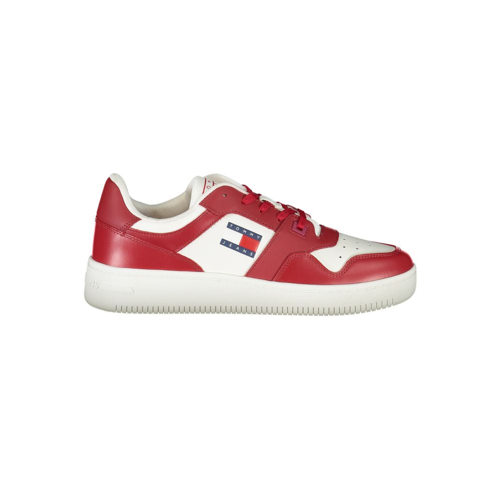 Tommy Hilfiger Ροζ Δερμάτινα Ανδρικά Sneakers