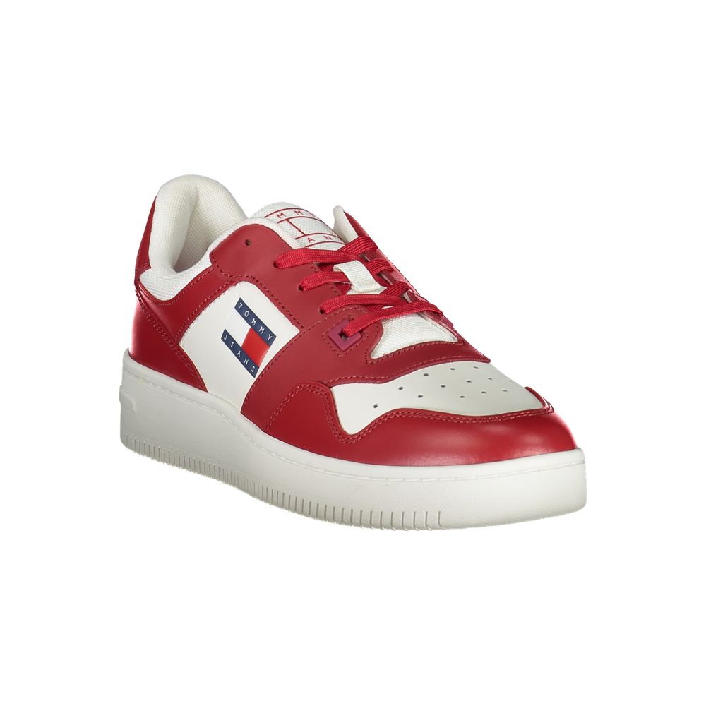 Tommy Hilfiger Ροζ Δερμάτινα Ανδρικά Sneakers