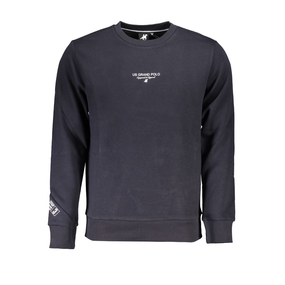 Φούτερ US Grand Polo Elegant Fleece Crew Neck σε μπλε χρώμα