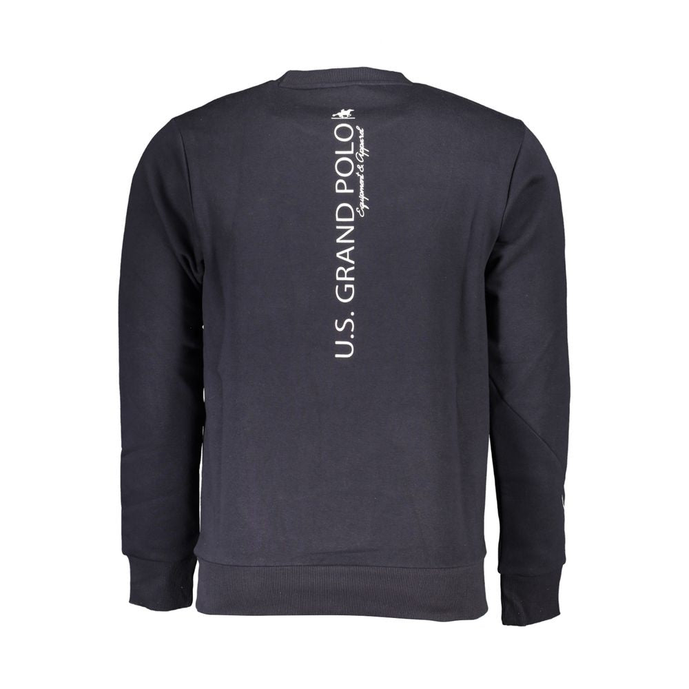 Φούτερ US Grand Polo Elegant Fleece Crew Neck σε μπλε χρώμα