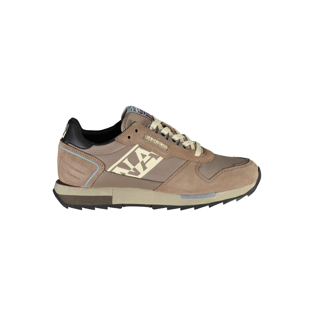 Sneaker με κορδόνια Napapijri Brown Contrast