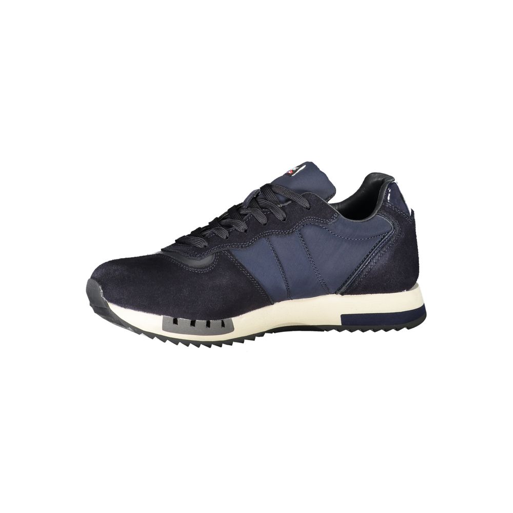 Αθλητικά αθλητικά παπούτσια Blauer Contrast Lace-Up σε μπλε χρώμα